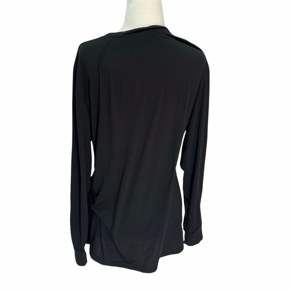 PATPAT🖤BLACK T-Shirt Caribou Graphic Long Sleeves size XL - Picture 5 of 8